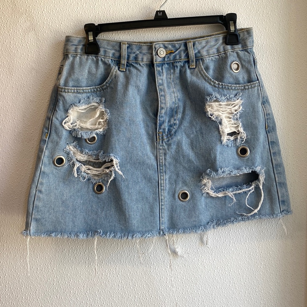 Forever 21 Buckle Loop Skirt